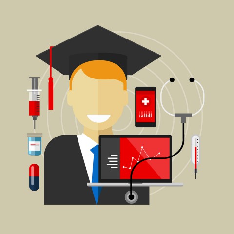 medical health college education class graduate