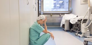 tired nurse